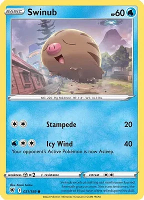 Swinub - 031/189 - Common - Reverse Holo