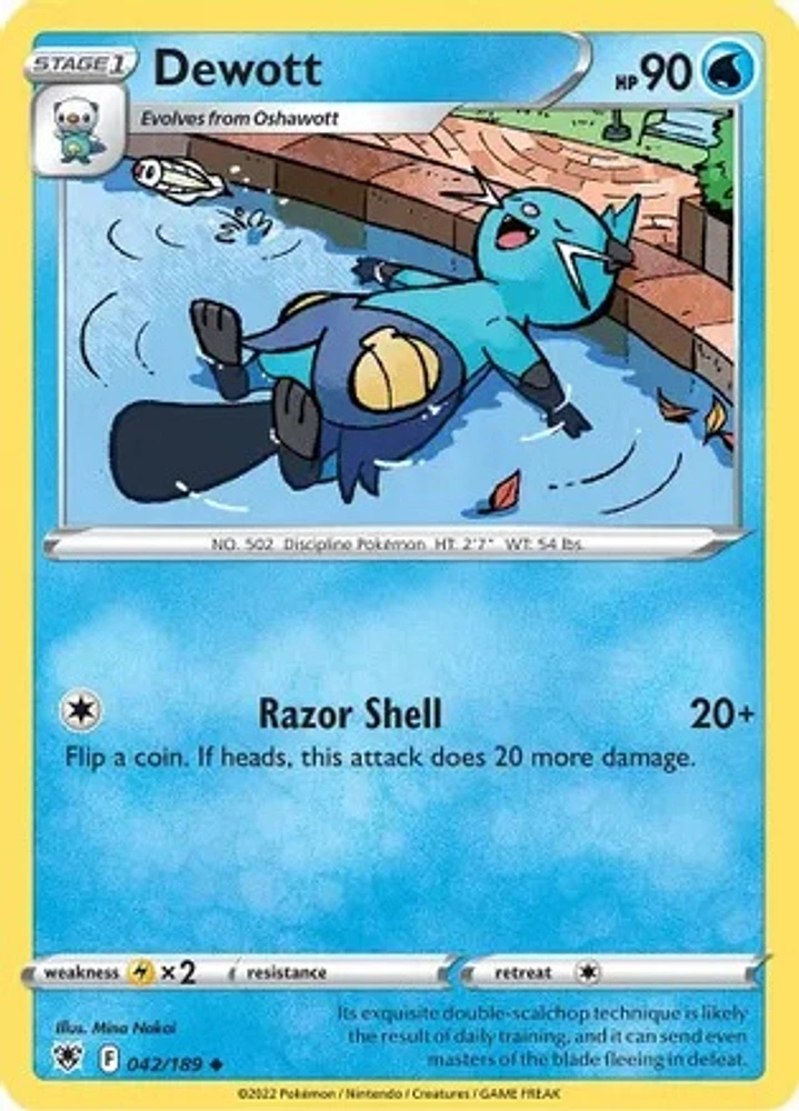 Dewott - 042/189 Uncommon Reverse Holo