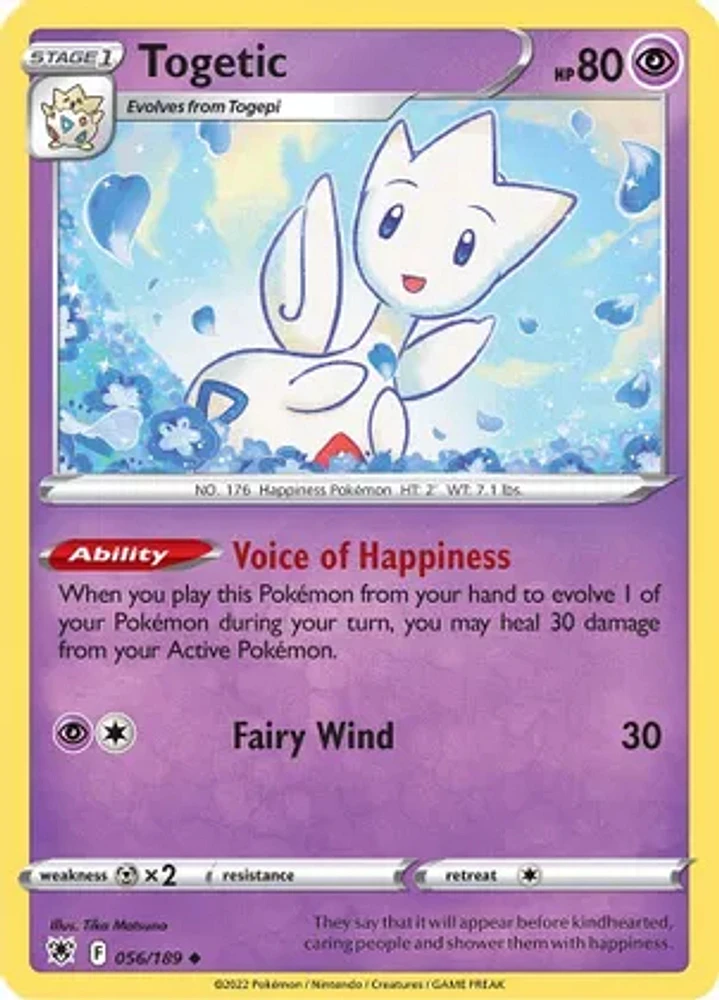 Togetic - 056/189 - Uncommon - Reverse Holo