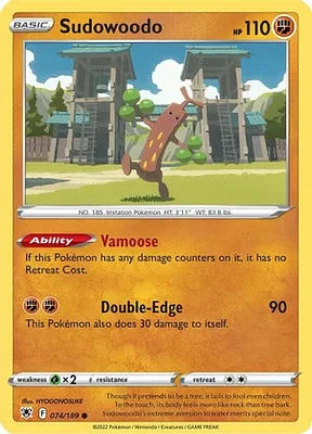 Sudowoodo - 074/189 - Common - Reverse Holo