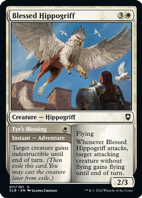 Blessed Hippogriff // Tyr's Blessing - Foil