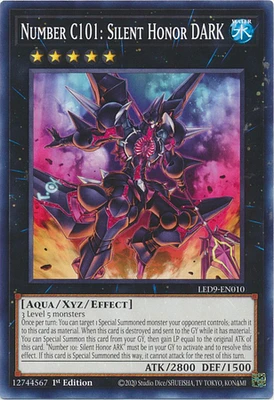 Number C101: Silent Honor DARK - LED9-EN010 - Common - 1st Edition