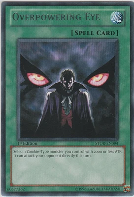 Overpowering Eye - STOR-EN094 - Rare - 1st Edition