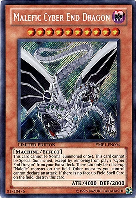 Malefic Cyber End Dragon - YMP1-EN004 - Secret Rare - Limited Edition