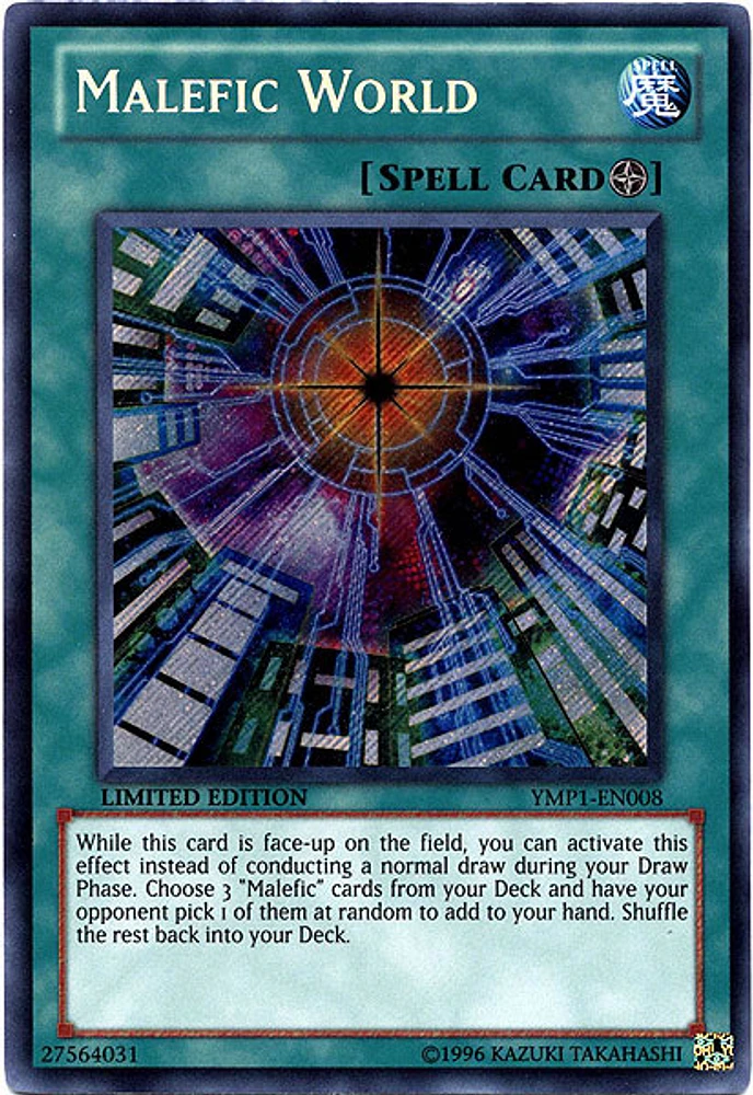 Malefic World - YMP1-EN008 - Secret Rare - Limited Edition