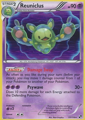 Reuniclus - 57/114 - Holo Rare