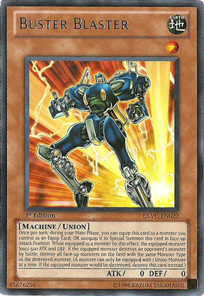 Buster Blaster - EXVC-EN022 - Rare