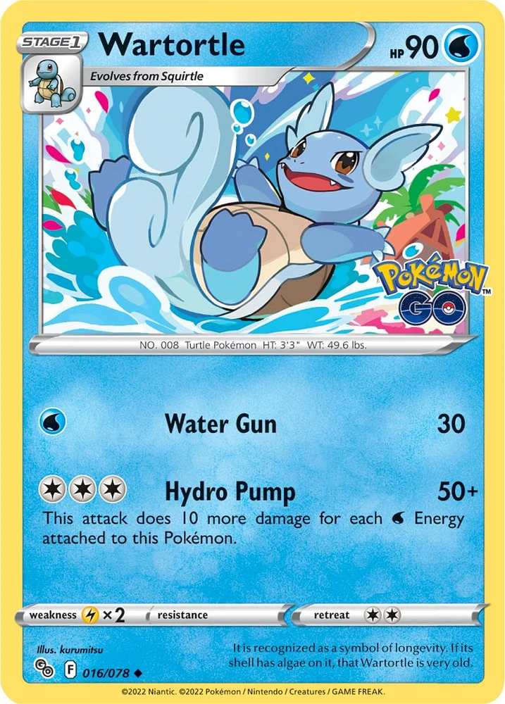 Wartortle - 016/078 - Uncommon - Reverse Holo