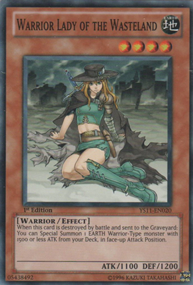 Warrior Lady of the Wasteland - YS11-EN020 - Common - 1st Edition