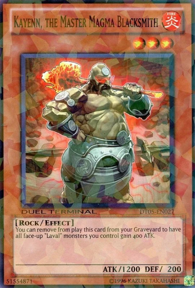 Kayenn, the Master Magma Blacksmith - DT05-EN027 - Common - Duel Terminal