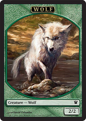 Wolf Token (Green)