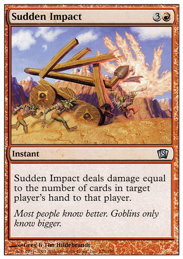 Sudden Impact - Foil