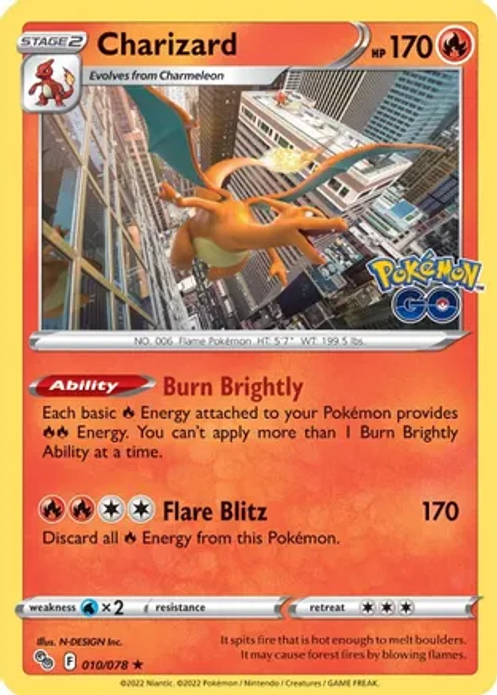 Charizard - 010/078 - Holo Rare