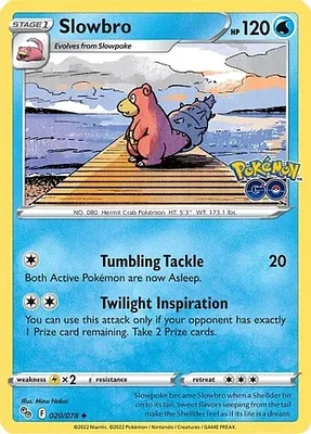 Slowbro - 020/078 Uncommon Reverse Holo