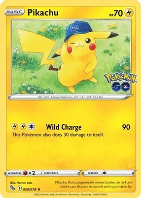 Pikachu - 028/078 Holo Rare