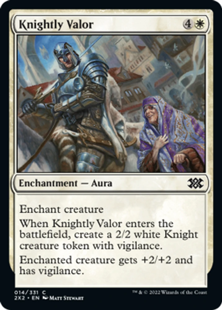 Knightly Valor - Foil