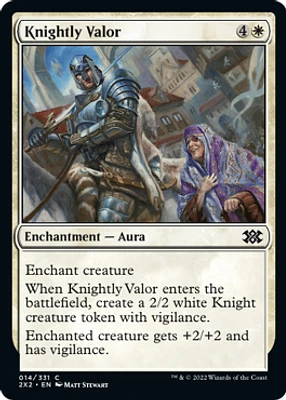 Knightly Valor - Foil