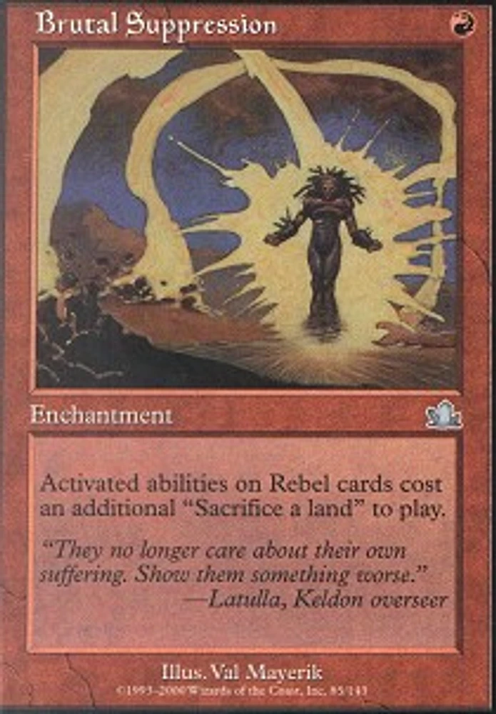 Brutal Suppression - Foil