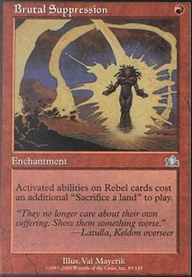 Brutal Suppression - Foil