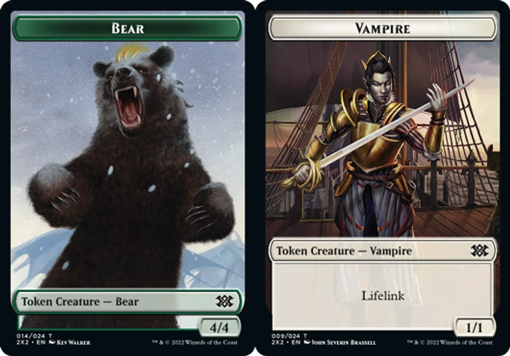 Bear Token // Vampire Token - Foil