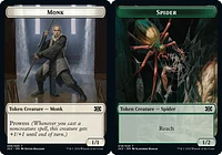 Monk Token // Spider Token - Foil