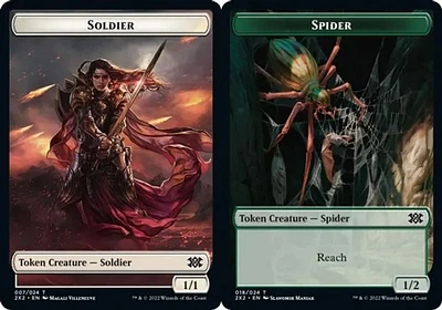 Soldier Token // Spider Token