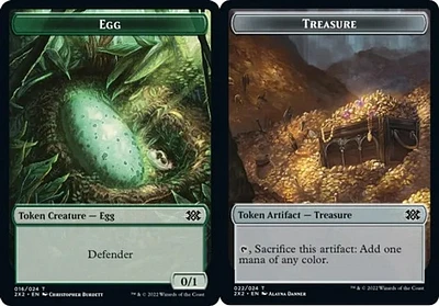 Egg Token // Treasure Token - Foil