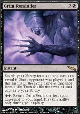 Grim Reminder - Foil