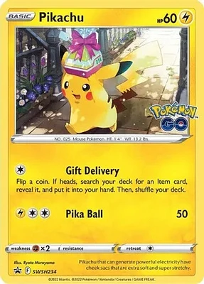 Pikachu - SWSH234 - SWSH Black Star Promos