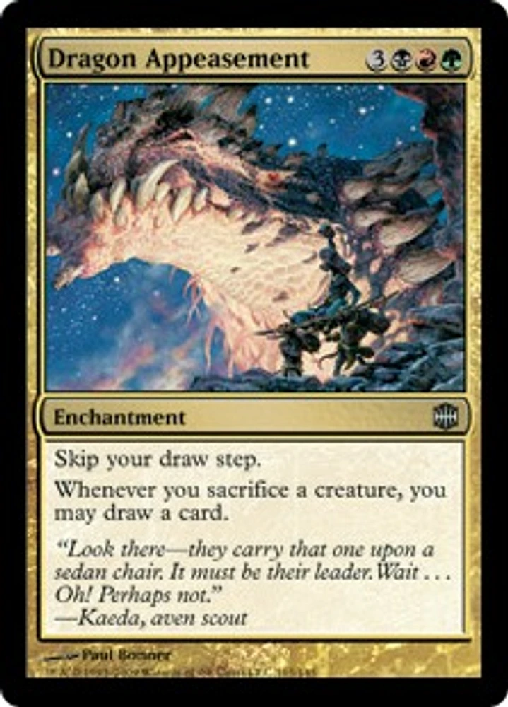 Dragon Appeasement - Foil