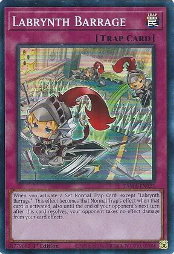 Labrynth Barrage - TAMA-EN025 - Super Rare - 1st Edition