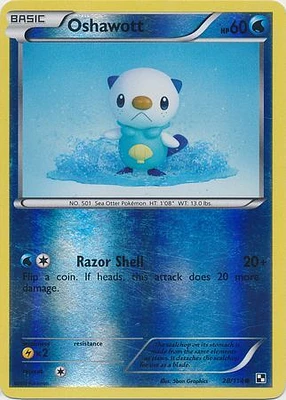 Oshawott - 28/114 - Common - Reverse Holo