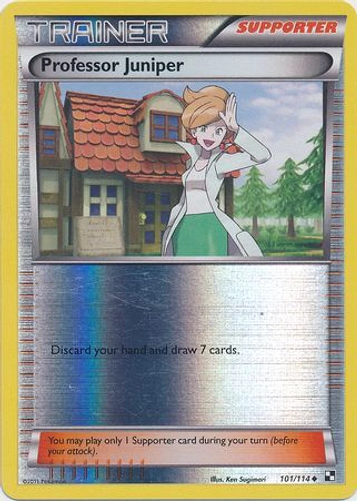 Professor Juniper - 101/114 - Uncommon - Reverse Holo