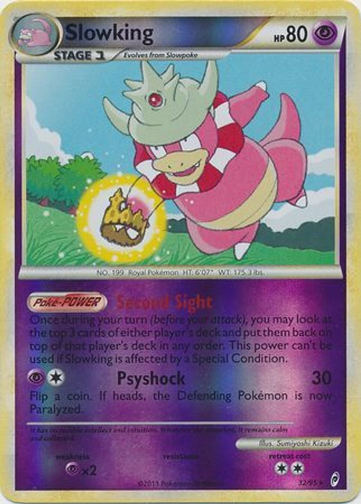 Slowking - 32/95 - Rare - Reverse Holo