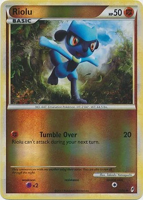 Riolu - 50/95 - Uncommon - Reverse Holo