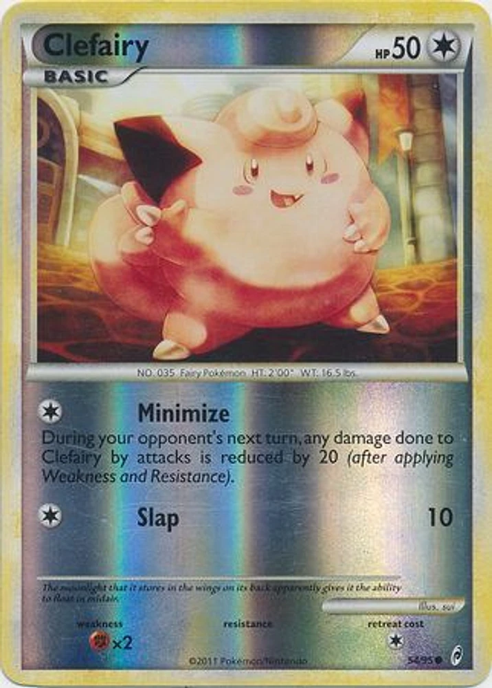 Clefairy - 54/95 - Common - Reverse Holo