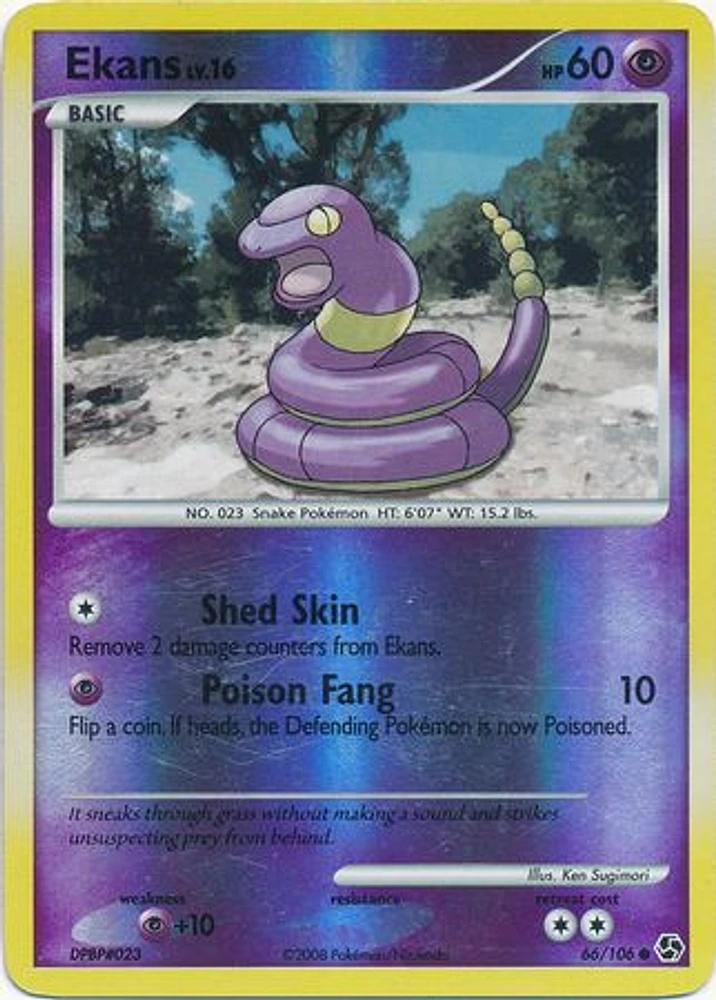 Ekans - 66/106 - Common - Reverse Holo