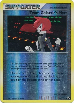 Team Galactic's Mars - 126/132 - Uncommon - Reverse Holo