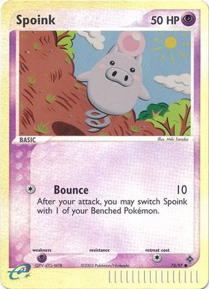 Spoink - 73/97 - Common - Reverse Holo