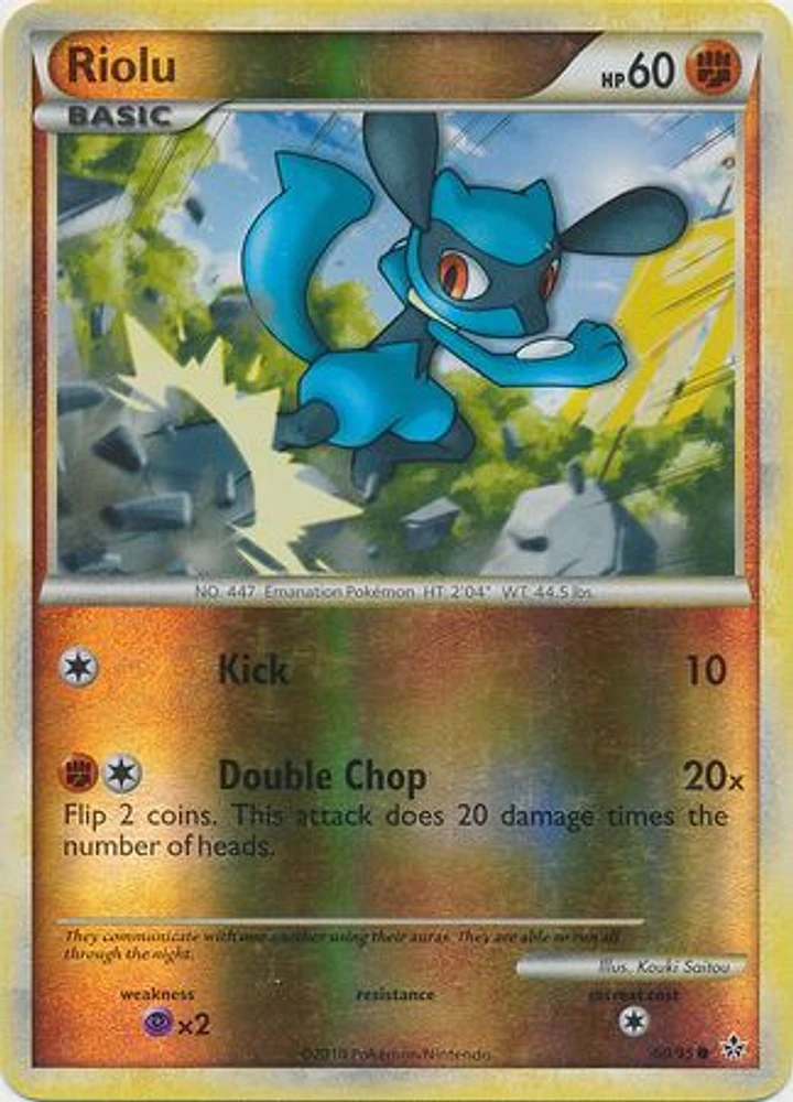 Riolu - 60/95 - Common - Reverse Holo