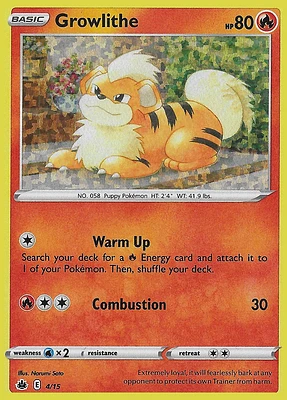 Growlithe - 4/15 McDonald's Promos 2022