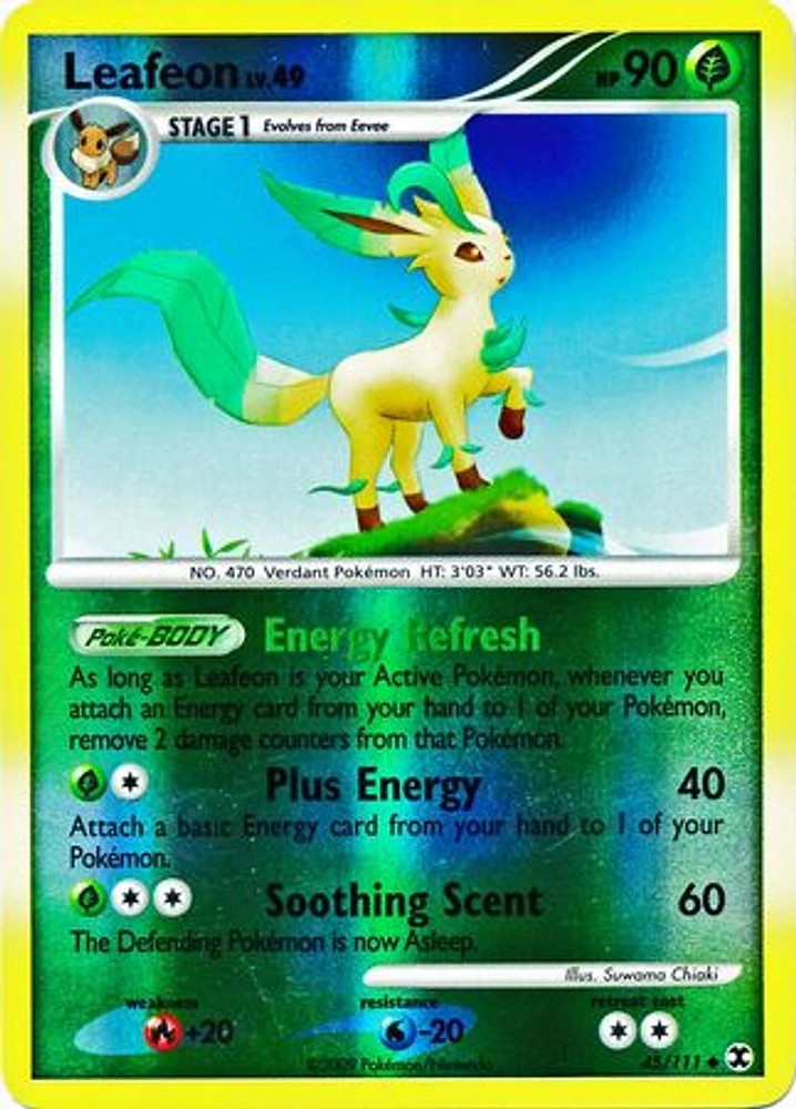 Leafeon - 45/111 - Uncommon - Reverse Holo