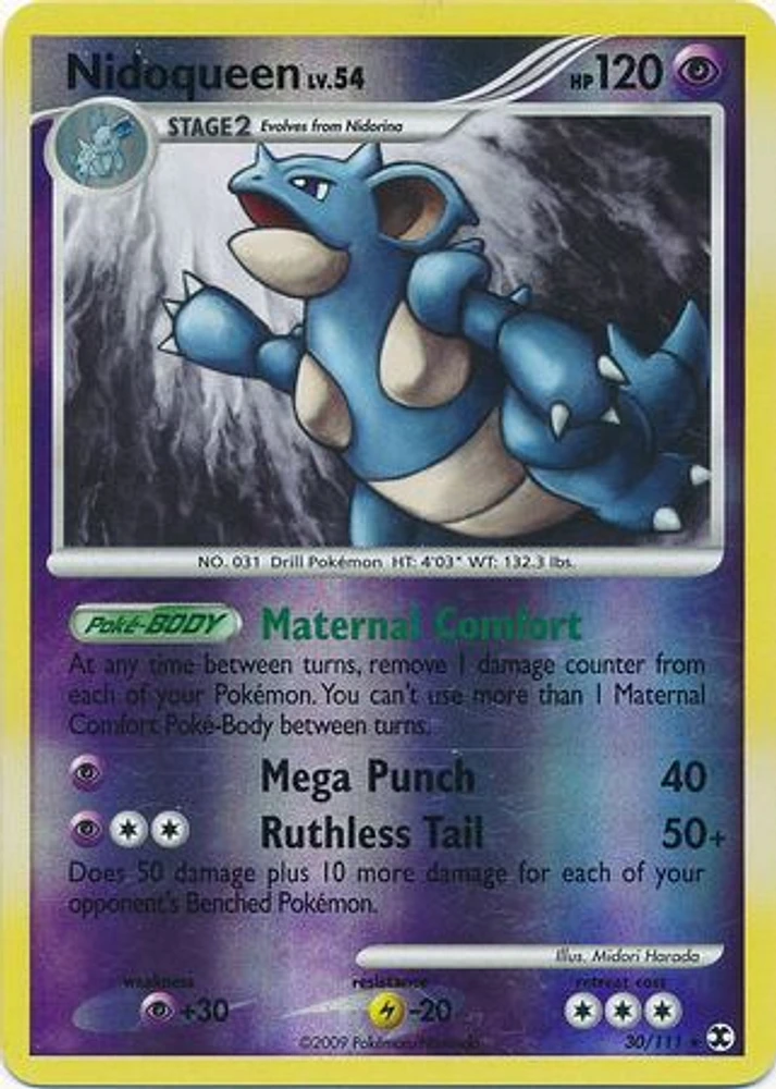 Nidoqueen - 30/111 - Rare - Reverse Holo