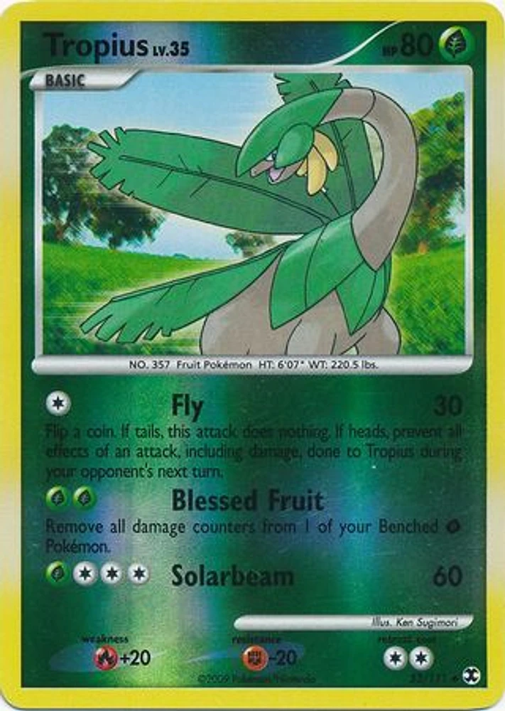 Tropius - 52/111 - Uncommon - Reverse Holo