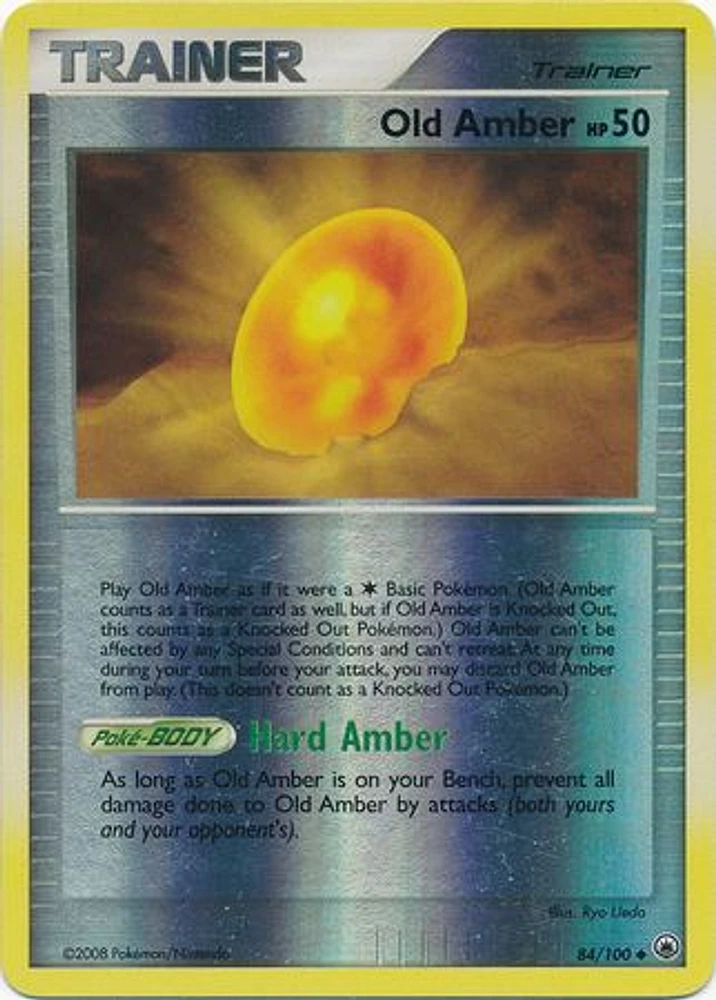 Old Amber - 84/100 - Uncommon - Reverse Holo