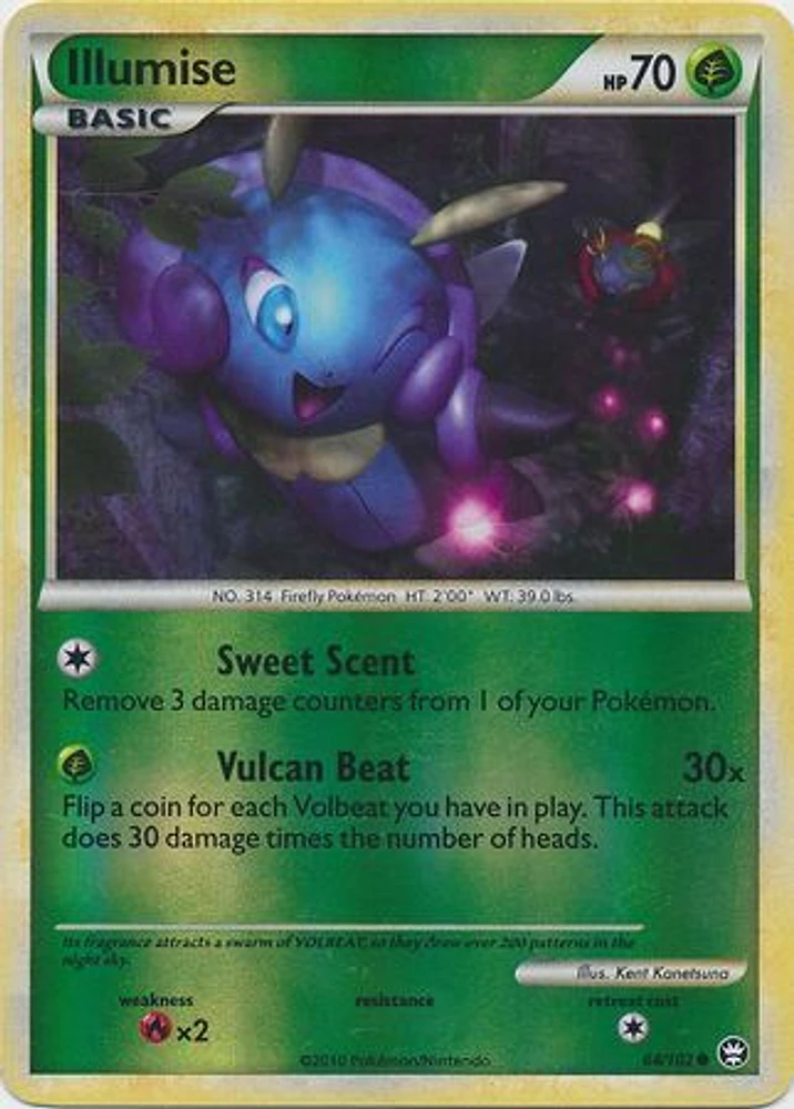 Illumise - 64/102 - Common - Reverse Holo