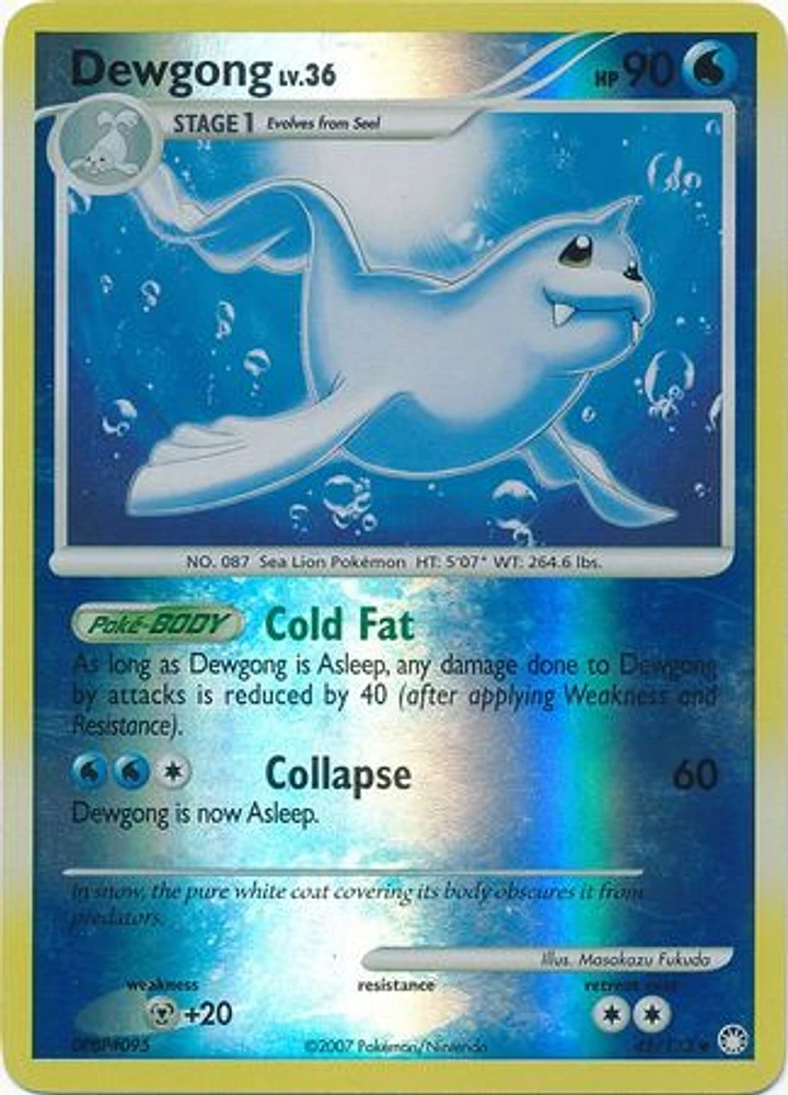 Dewgong - 45/123 - Uncommon - Reverse Holo