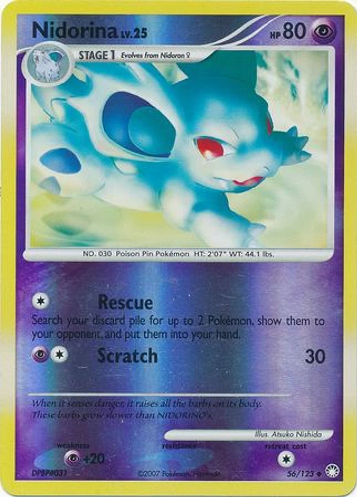 Nidorina - 56/123 - Uncommon - Reverse Holo