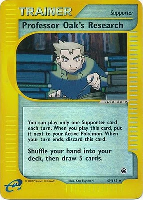 Professor Oak's Research - 149/165 - Uncommon - Reverse Holo