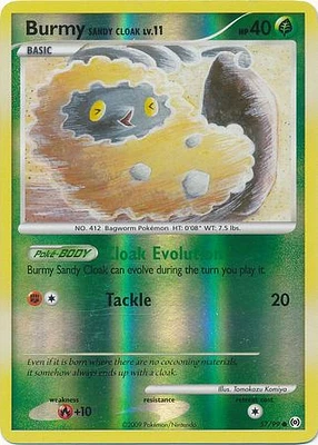 Burmy Sandy Cloak - 57/99 - Common - Reverse Holo